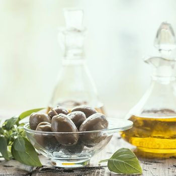 olive oil and olives